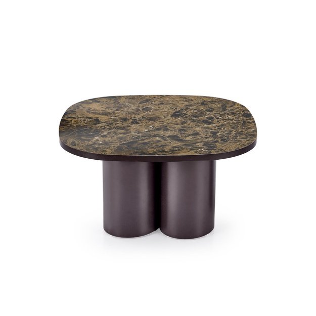 CORDINA c.table brown marble / brown