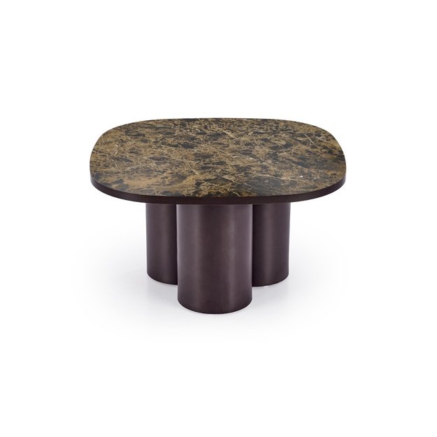CORDINA c.table brown marble / brown