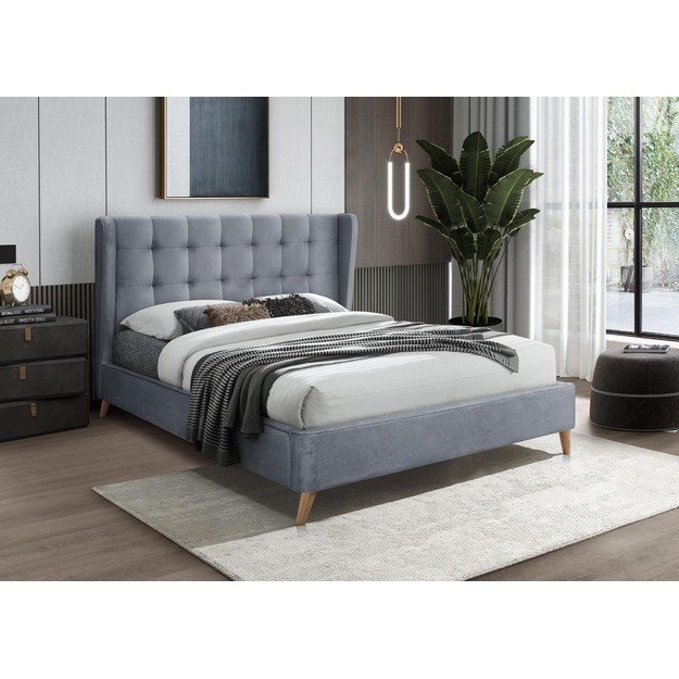 ESTELLA  160 cm bed grey 4