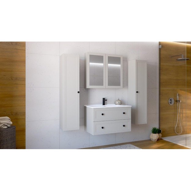 sink cabinet, TORETO SU-80, cashmere matt 4