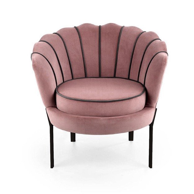 ANGELO leisure armchair pink / black 1
