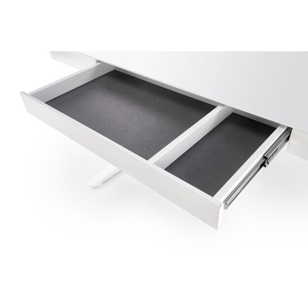 B52 desk with adjustable height, white 1