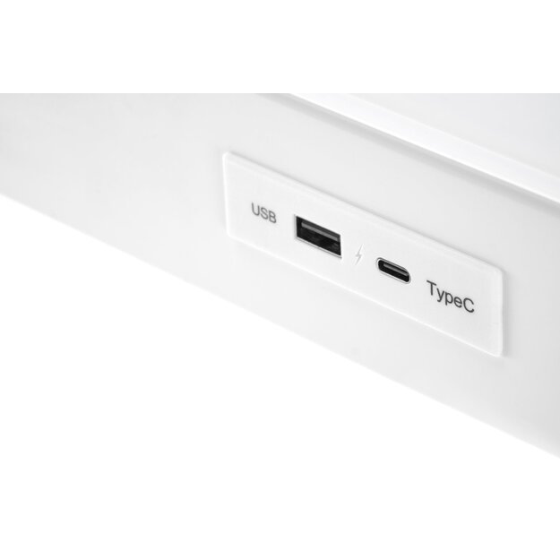 B52 desk with adjustable height, white 6