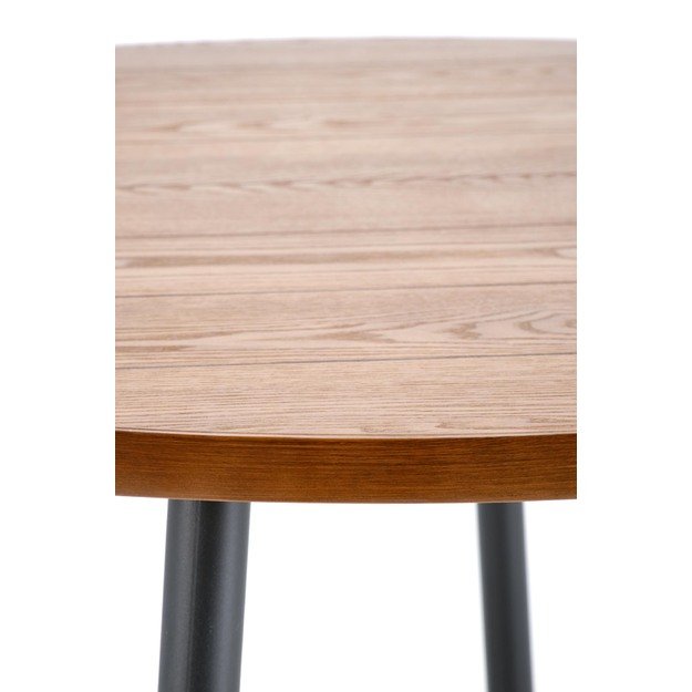 BARRY round table, walnut / black 11