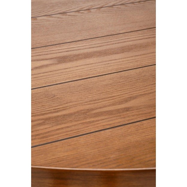 BARRY round table, walnut / black 1