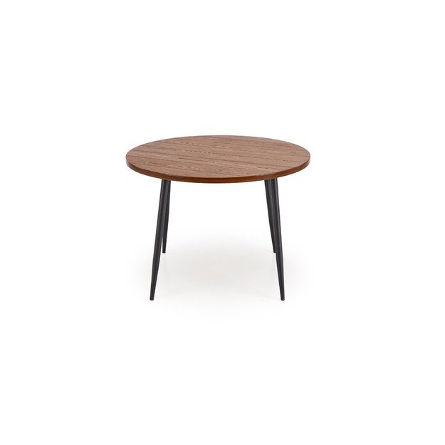 BARRY round table, walnut / black 2