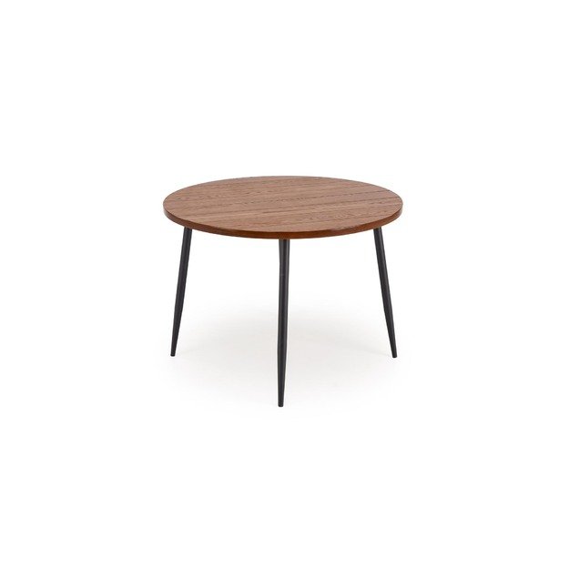 BARRY round table, walnut / black 9