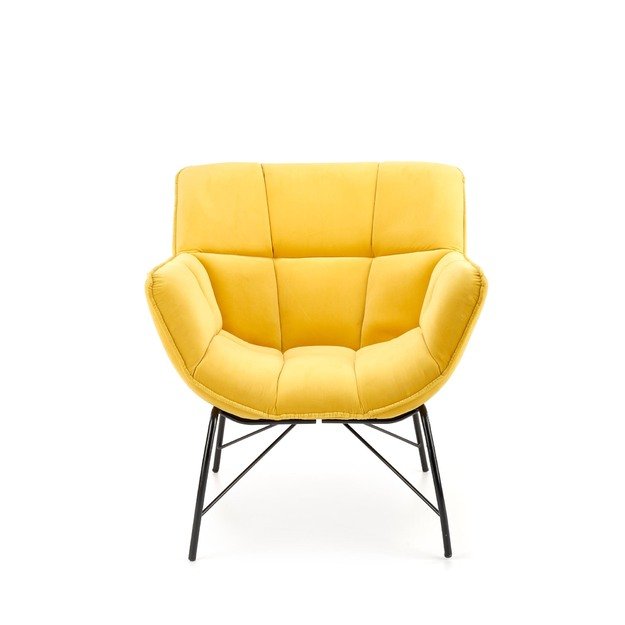 BELTON leisure chair color: yellow 8