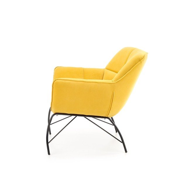 BELTON leisure chair color: yellow 3