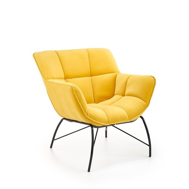BELTON leisure chair color: yellow 2