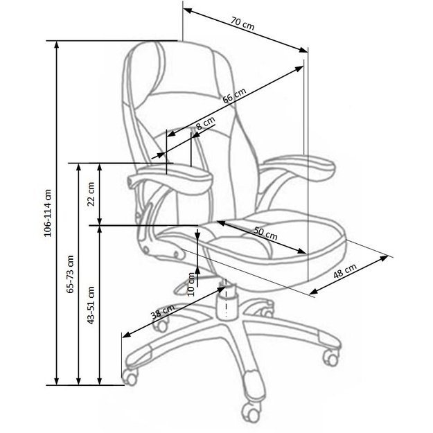 CARLOS chair color: light brown