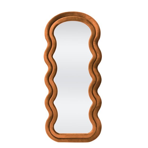 CONFETTO standing mirror or wall mirror, cinnamon