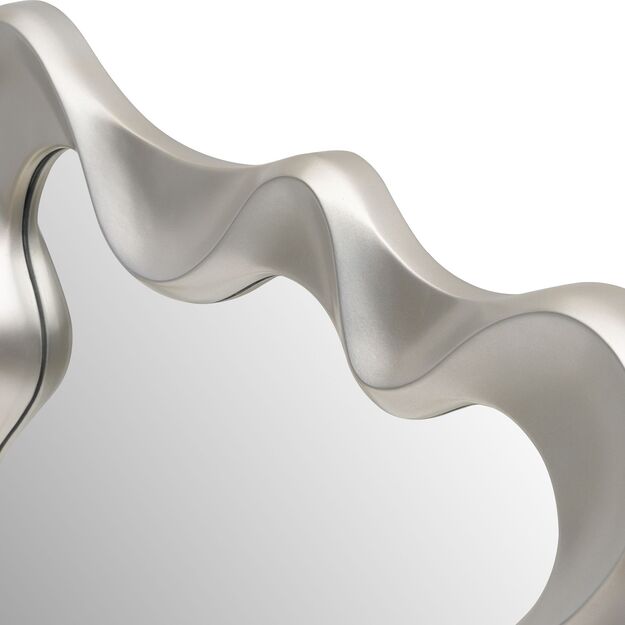 DECO wall mirror, antique silver 3