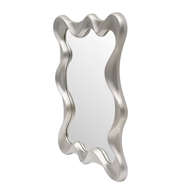 DECO wall mirror, antique silver 2