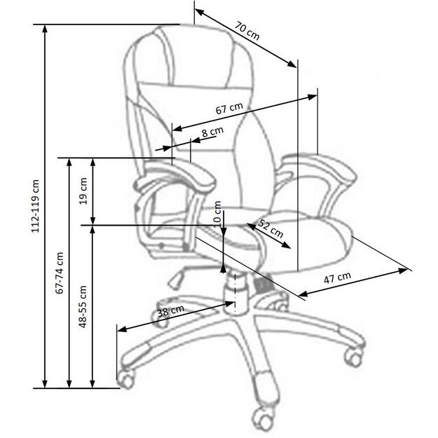 DEMSOND chair color: grey 11