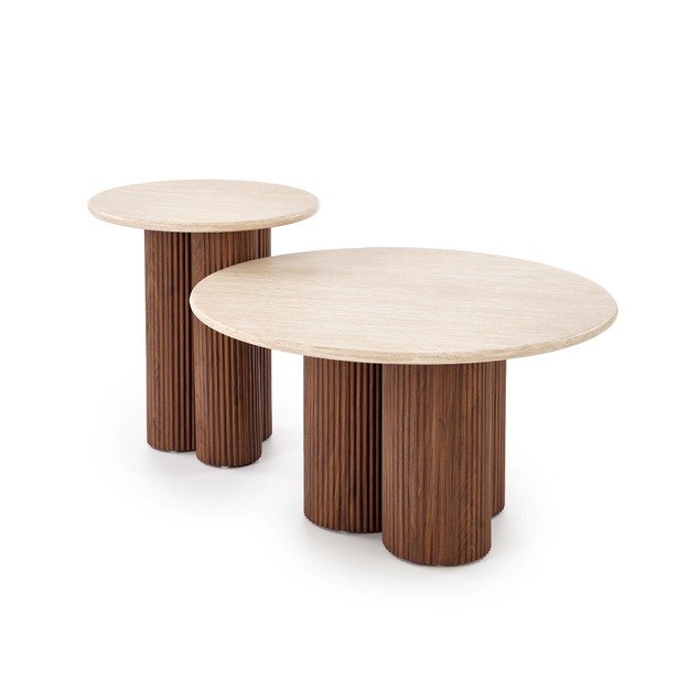 DOROTEA_S  c.table travertine / walnut 5