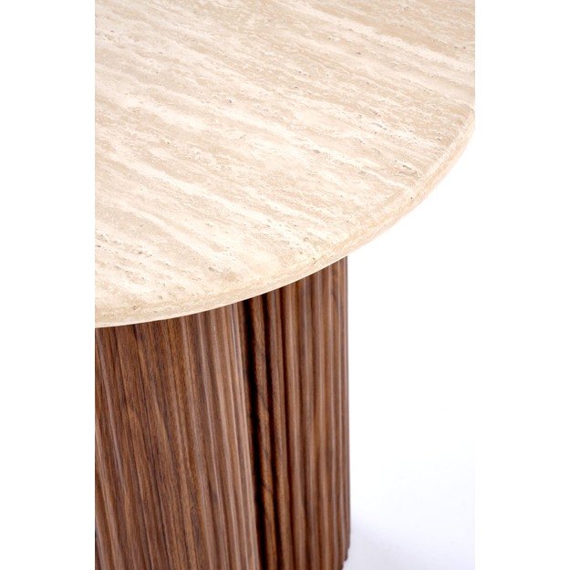 DOROTEA_S  c.table travertine / walnut 8