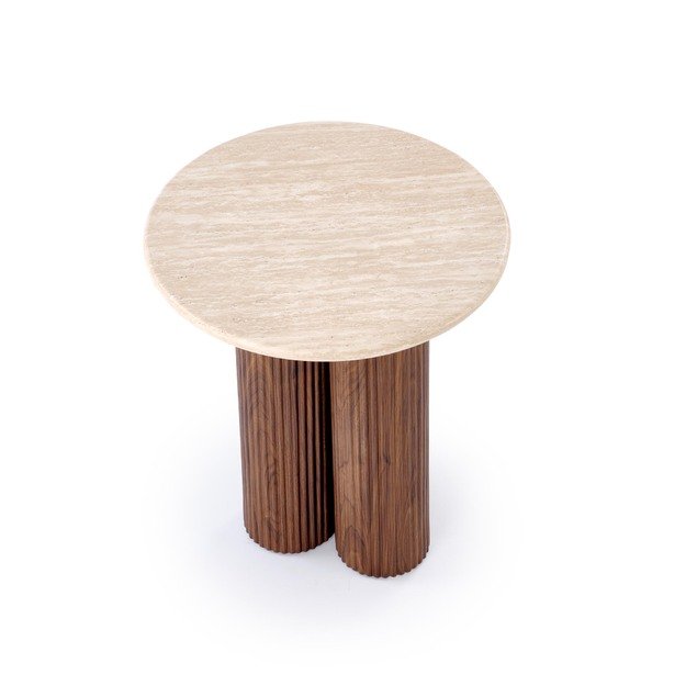 DOROTEA_S  c.table travertine / walnut 13