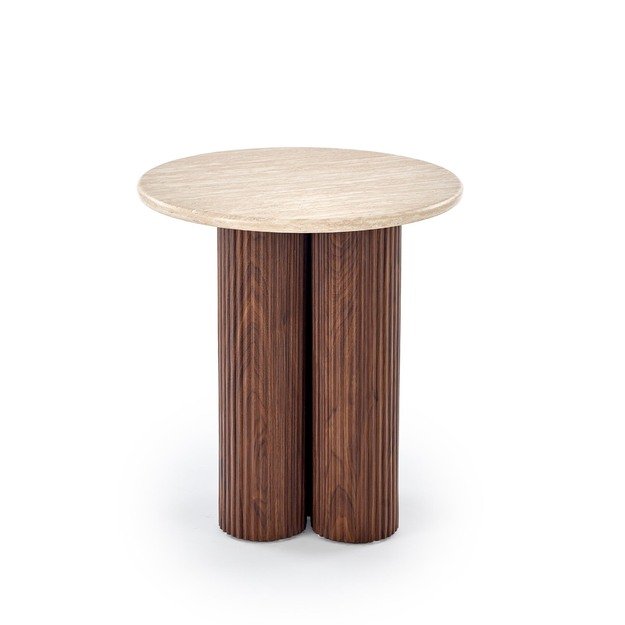 DOROTEA_S  c.table travertine / walnut 12
