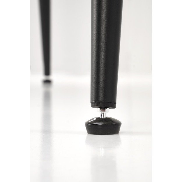 EMILIO 120 table, color: top - white marble, legs - black 25