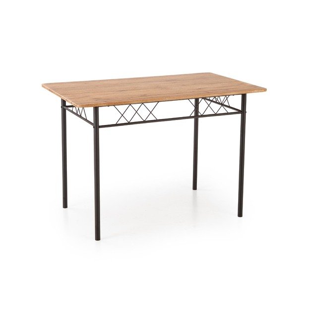 FAUST set + 4 chairs color: natural oak / black 9