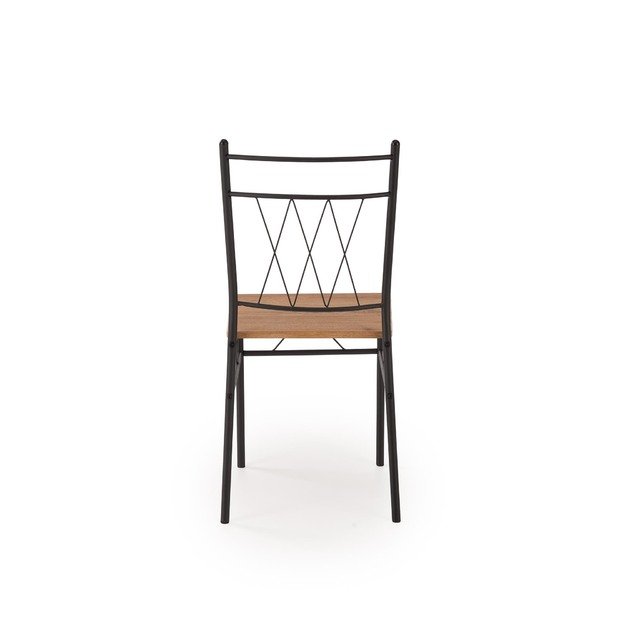 FAUST set + 4 chairs color: natural oak / black 3