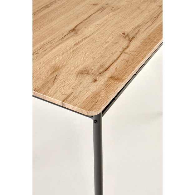 FAUST set + 4 chairs color: natural oak / black 7