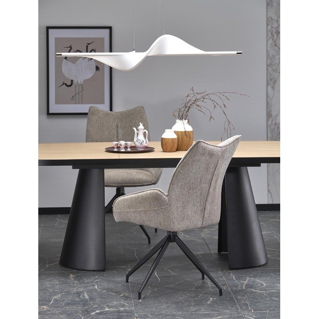 GIACOMO table natural/black 13