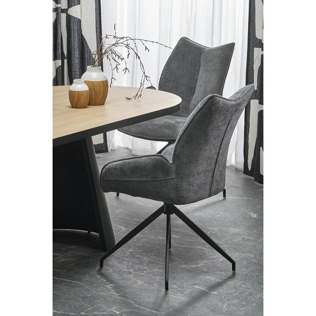 GIACOMO table natural/black