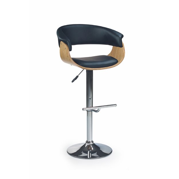 H45 bar stool color: light oak/black