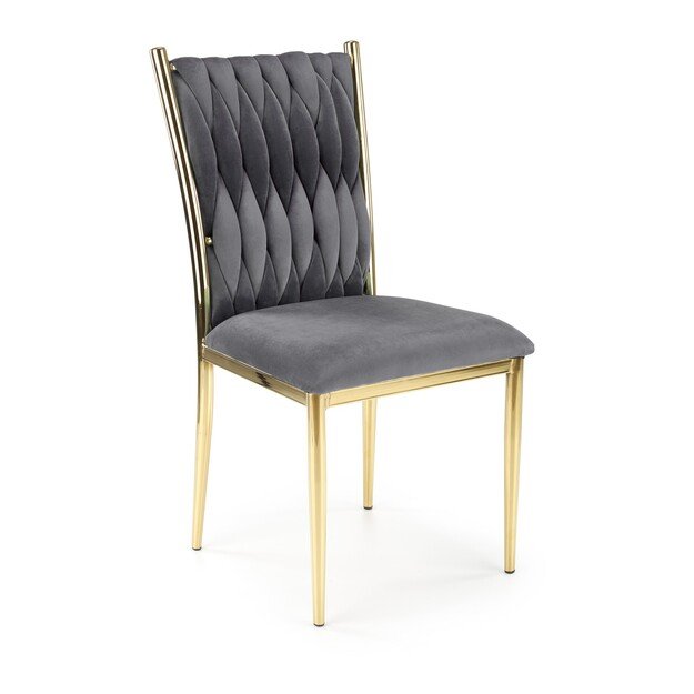 K436 chair color: grey / gold