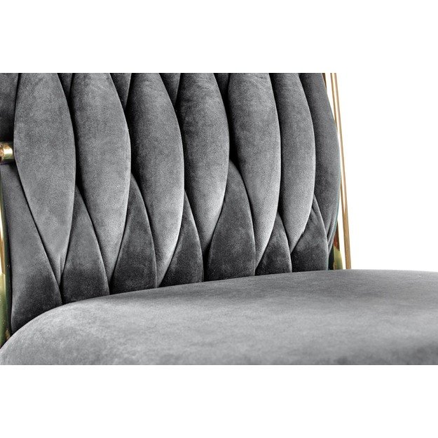 K436 chair color: grey / gold 11