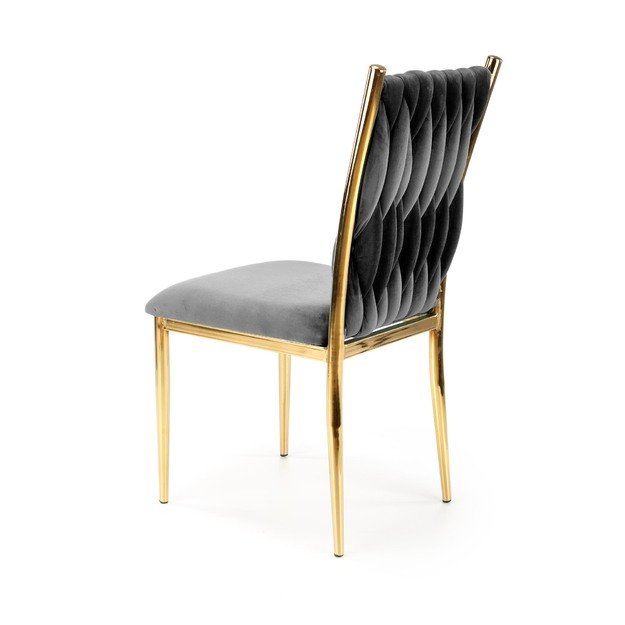 K436 chair color: grey / gold 2