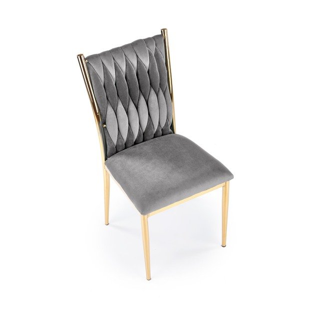 K436 chair color: grey / gold 6