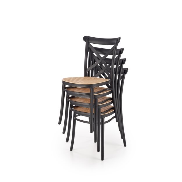 K512 chair black / brown 4