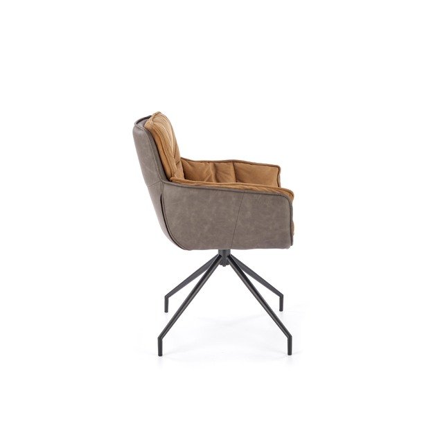 K523 chair, brown / dark brown 3