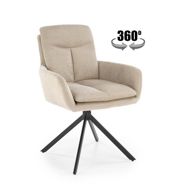 K536 chair, beige