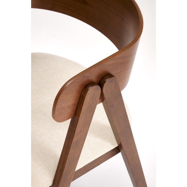 K562 chair, walnut / light beige 17