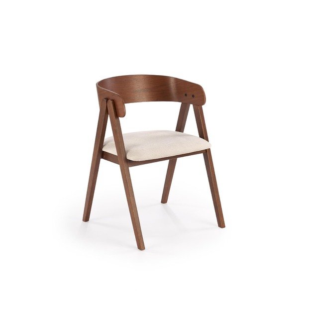 K562 chair, walnut / light beige