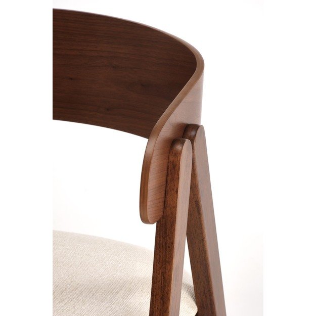 K562 chair, walnut / light beige 6