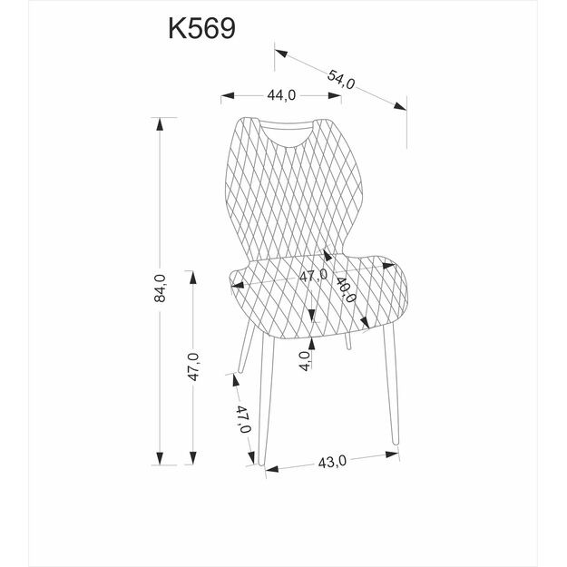 K569 chair beige 6