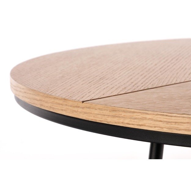 KARIDA c. table natural oak / black 10