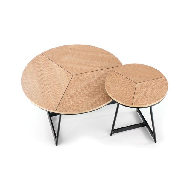 KARIDA c. table natural oak / black 19