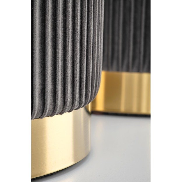 MONTY set of two stools: color: grey 5