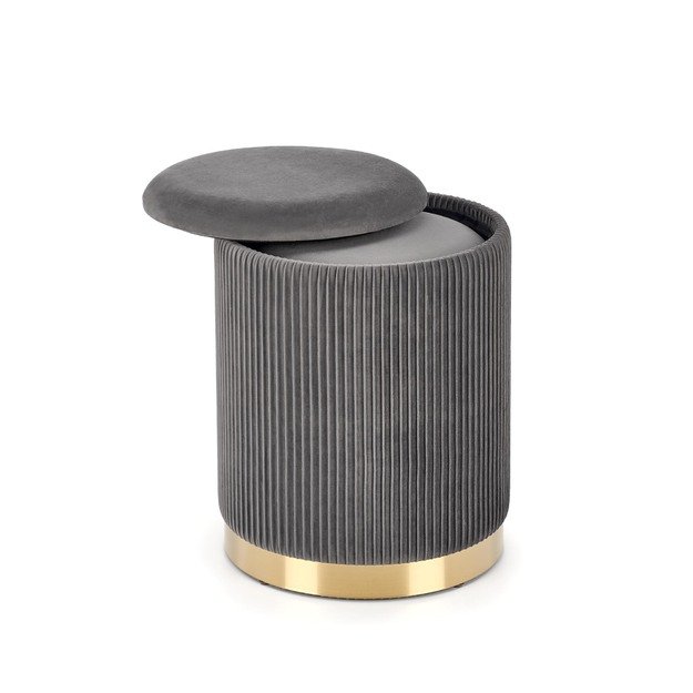 MONTY set of two stools: color: grey 18