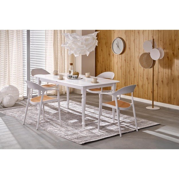 NELSON extension table, white 8