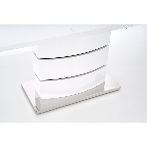 NOBEL extension table color: white 8