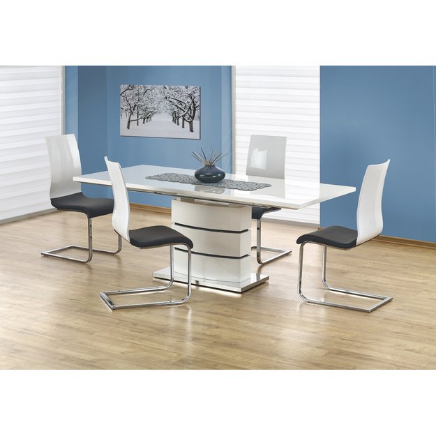 NOBEL extension table color: white
