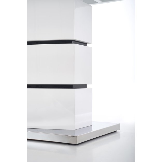 NOBEL extension table color: white 2