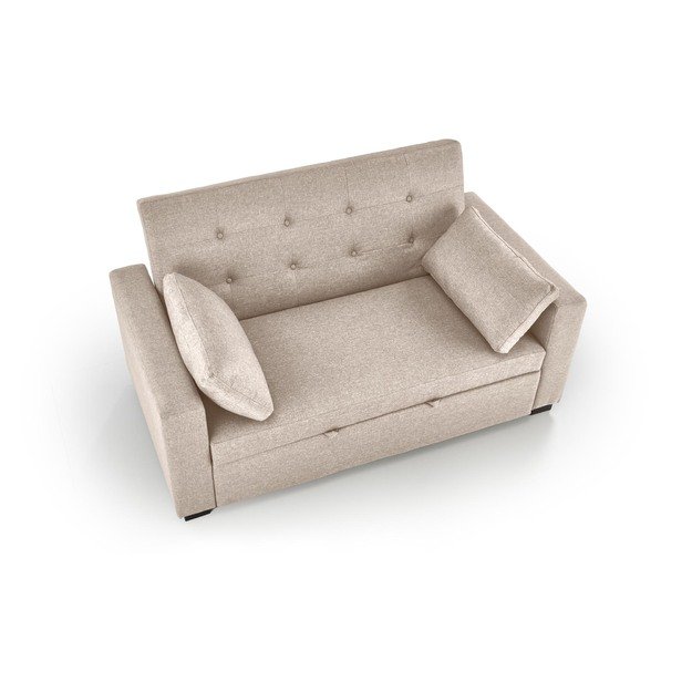 PAULINIO folding sofa color: beige 19